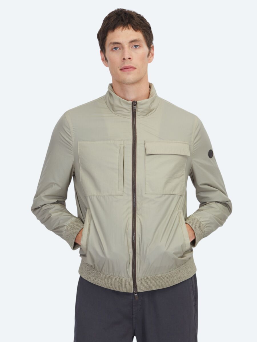 Vizon Regular Fit Dik Yaka Casual Dokuma Mont - 1