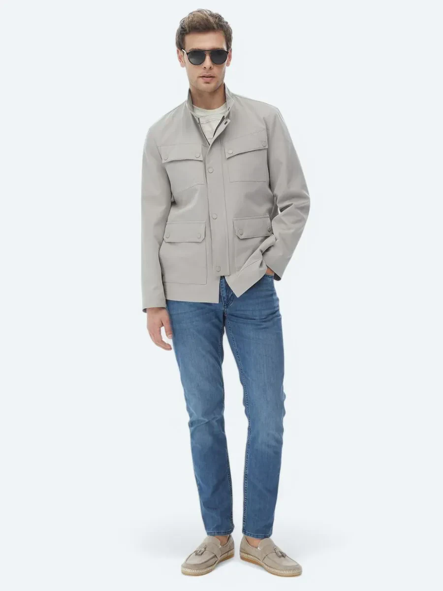 Vizon Regular Fit Micro Jel Elyaflı Spor Ceket - 9