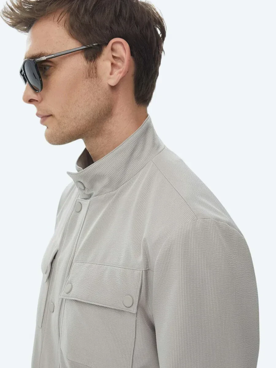 Vizon Regular Fit Micro Jel Elyaflı Spor Ceket - 13