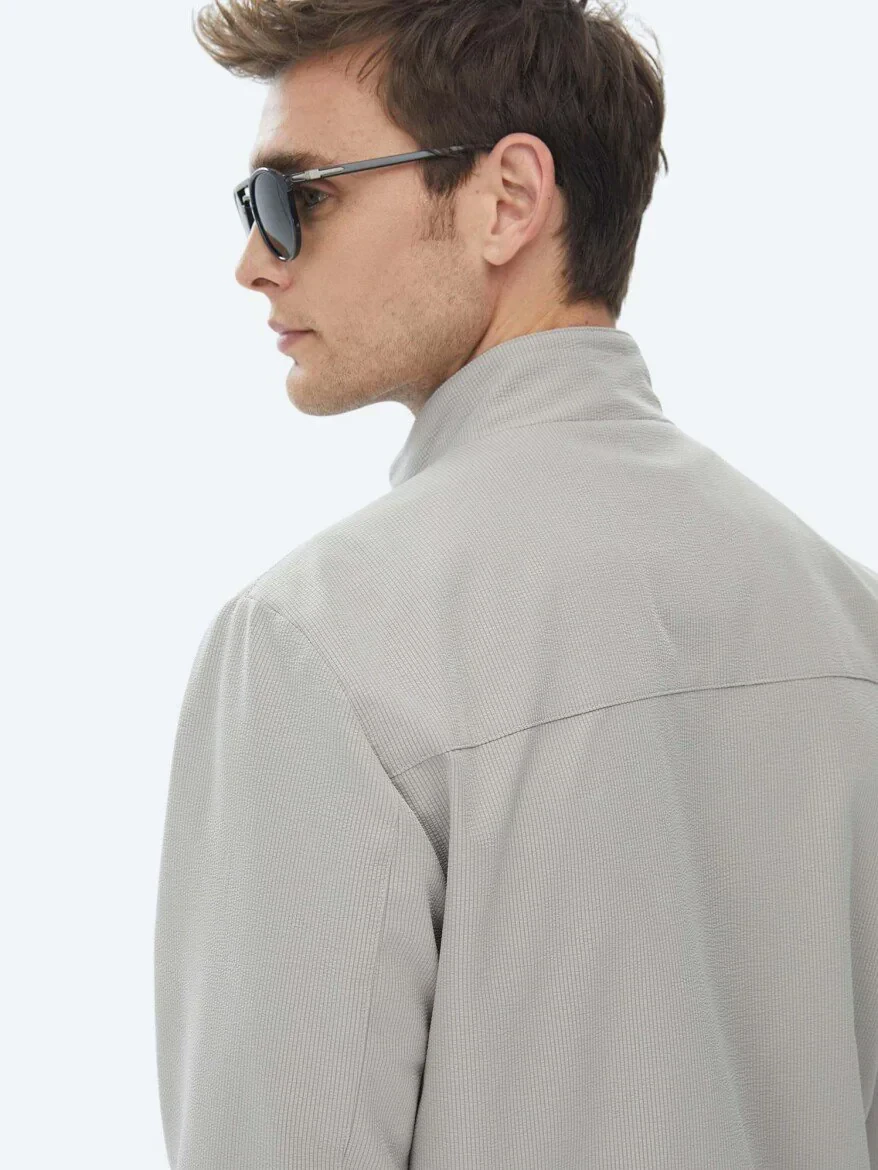 Vizon Regular Fit Micro Jel Elyaflı Spor Ceket - 14