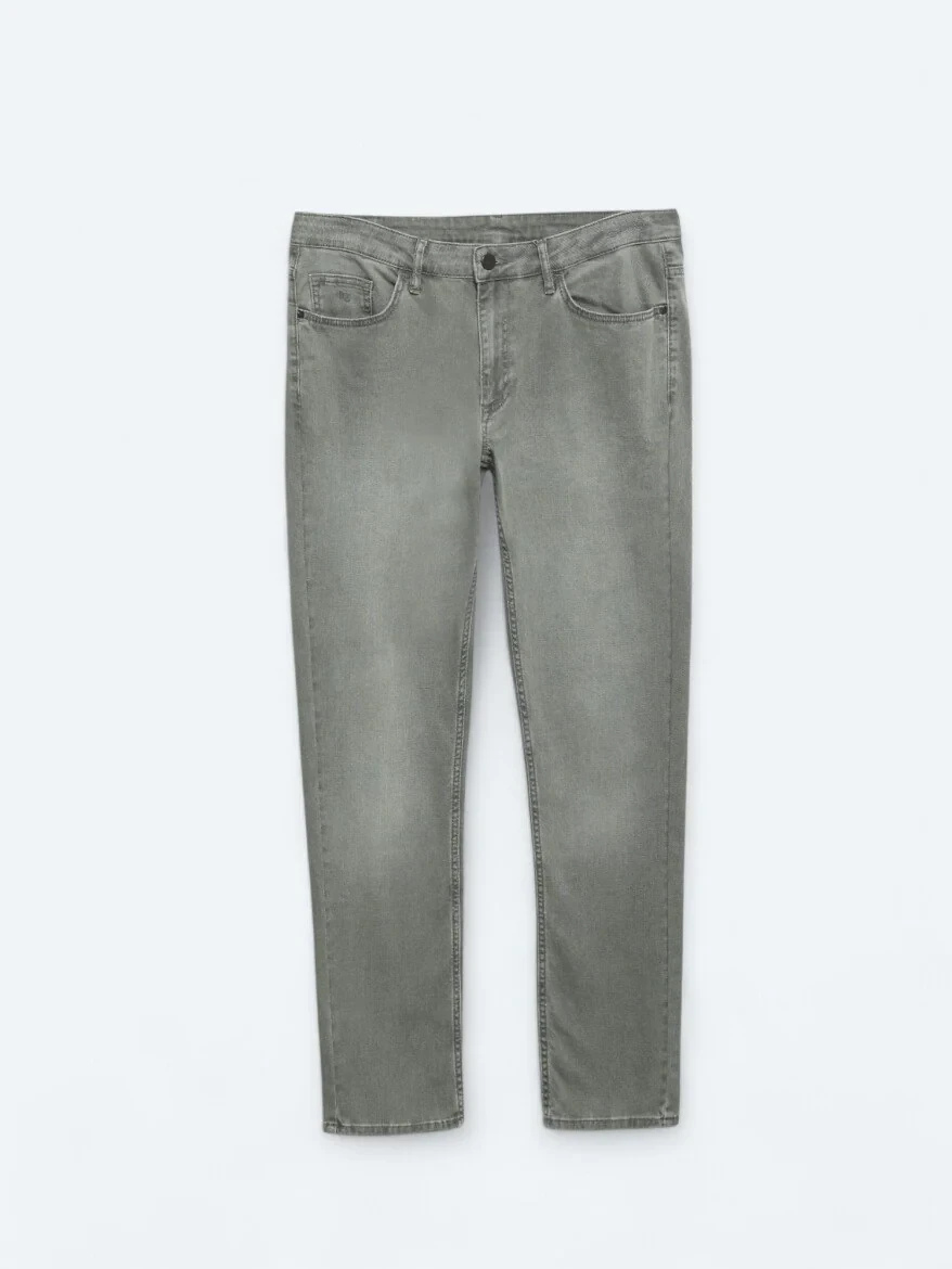 Vizon Slim Fit Denim Pamuk Karışımlı Pantolon - 6