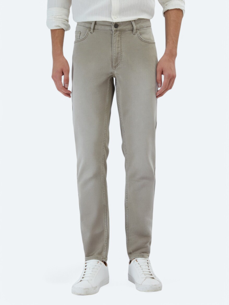 Vizon Slim Fit Denim Pamuk Karışımlı Pantolon - KİP