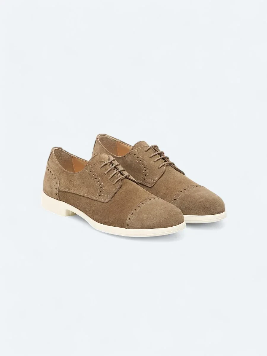 Vizon Süet Smart Casual Ayakkabı - 2