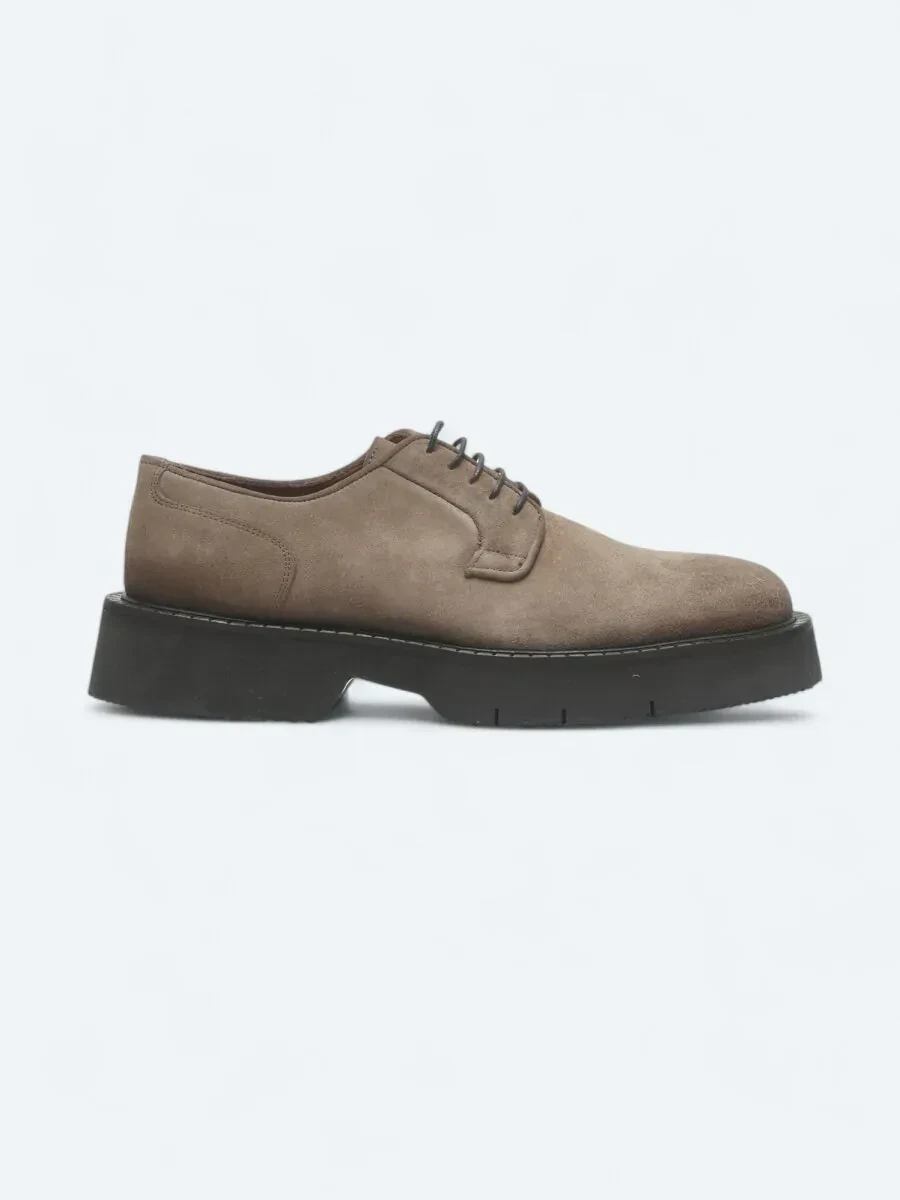 Vizon Süet Smart Casual Ayakkabı - 1