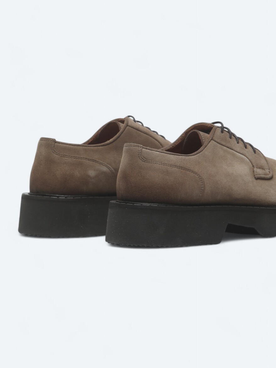 Vizon Süet Smart Casual Ayakkabı - 5