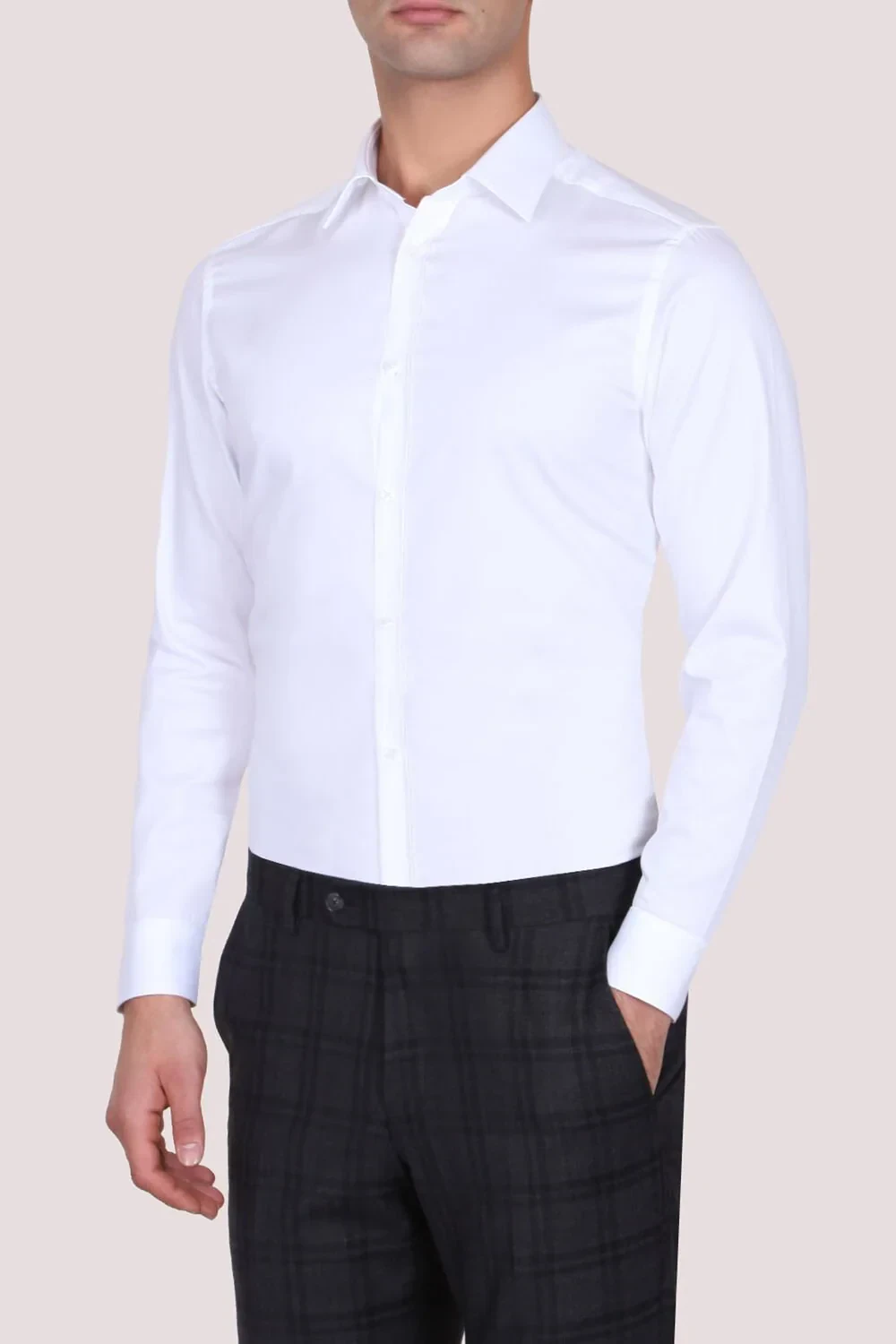 White 100% Cotton Shirt - 1