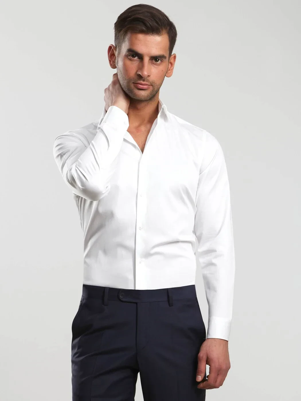 White 100% Cotton Shirt - 1