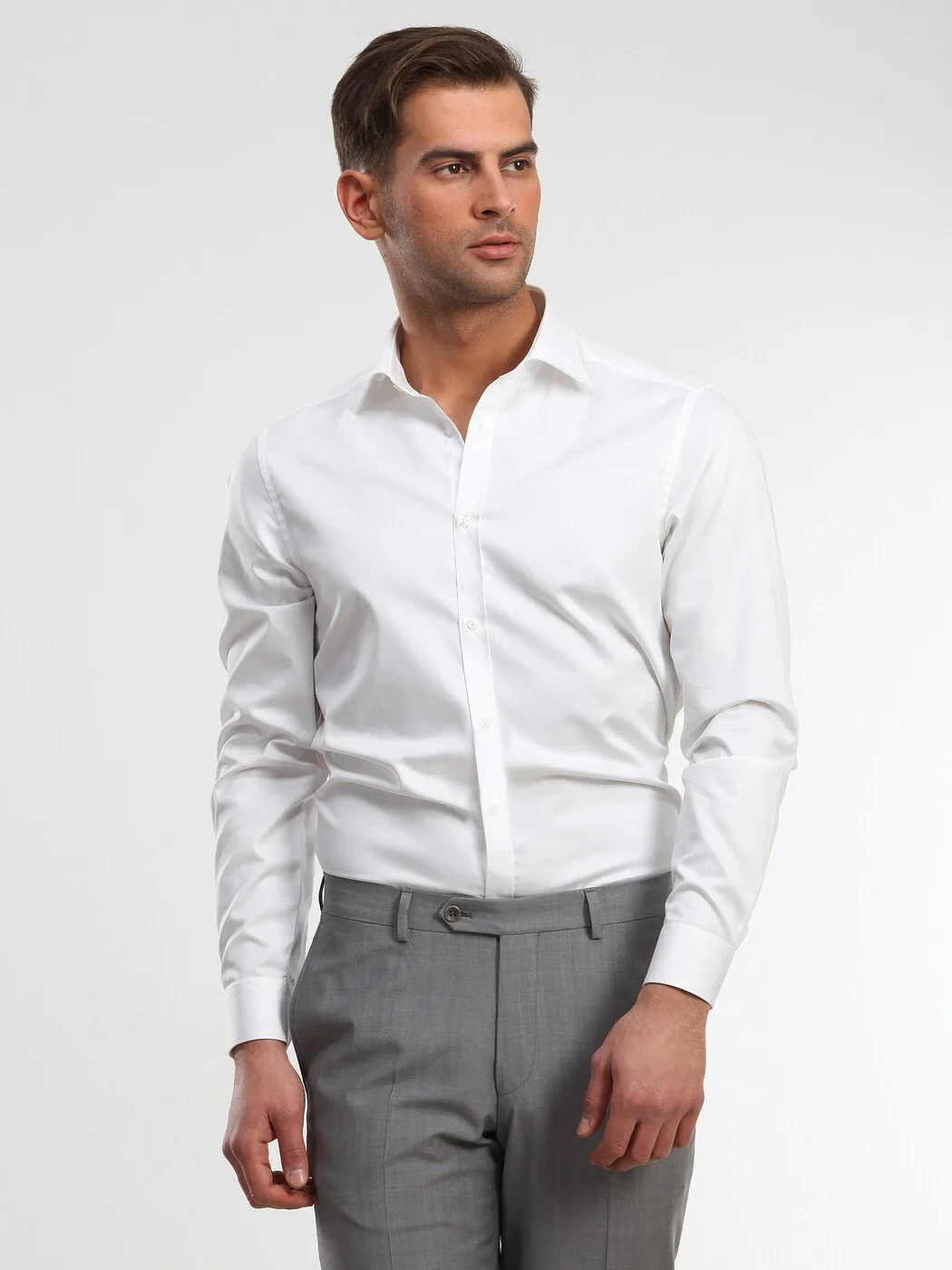 White 100% Cotton Shirt - 1