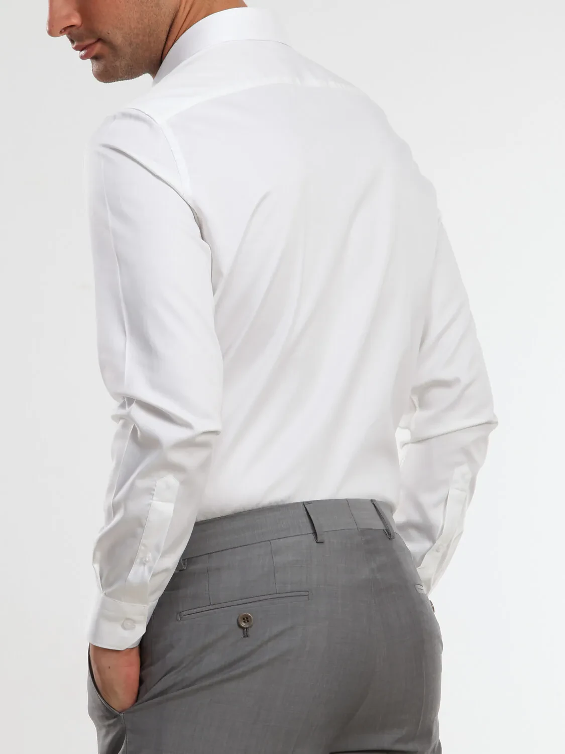 White 100% Cotton Shirt - 2