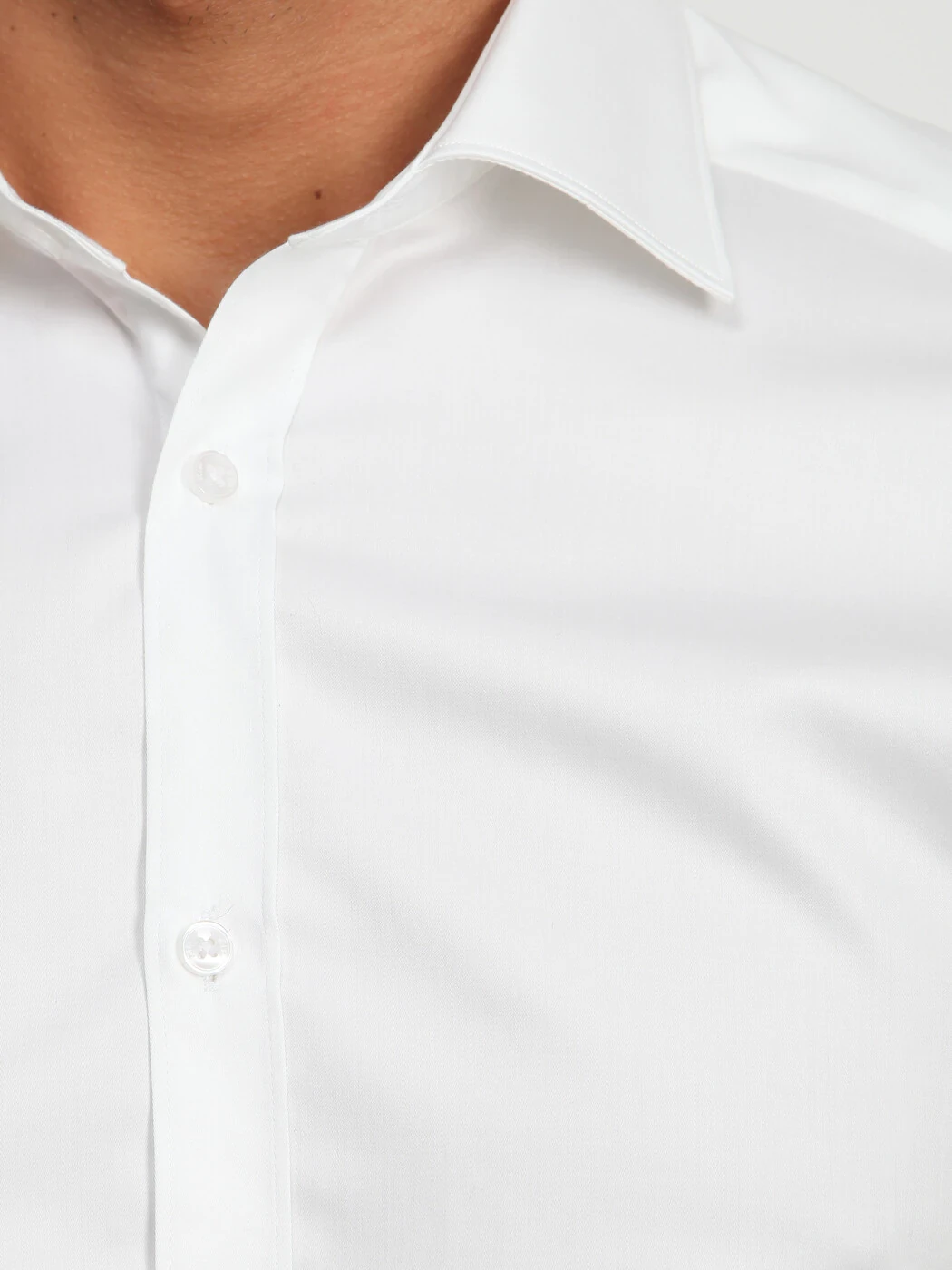 White 100% Cotton Shirt - 3