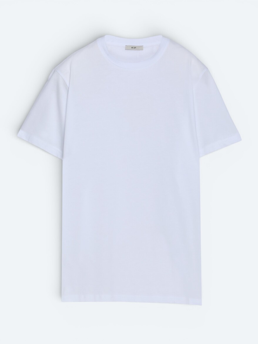 White 5-Pack Plain 100% Cotton T-Shirt - 4