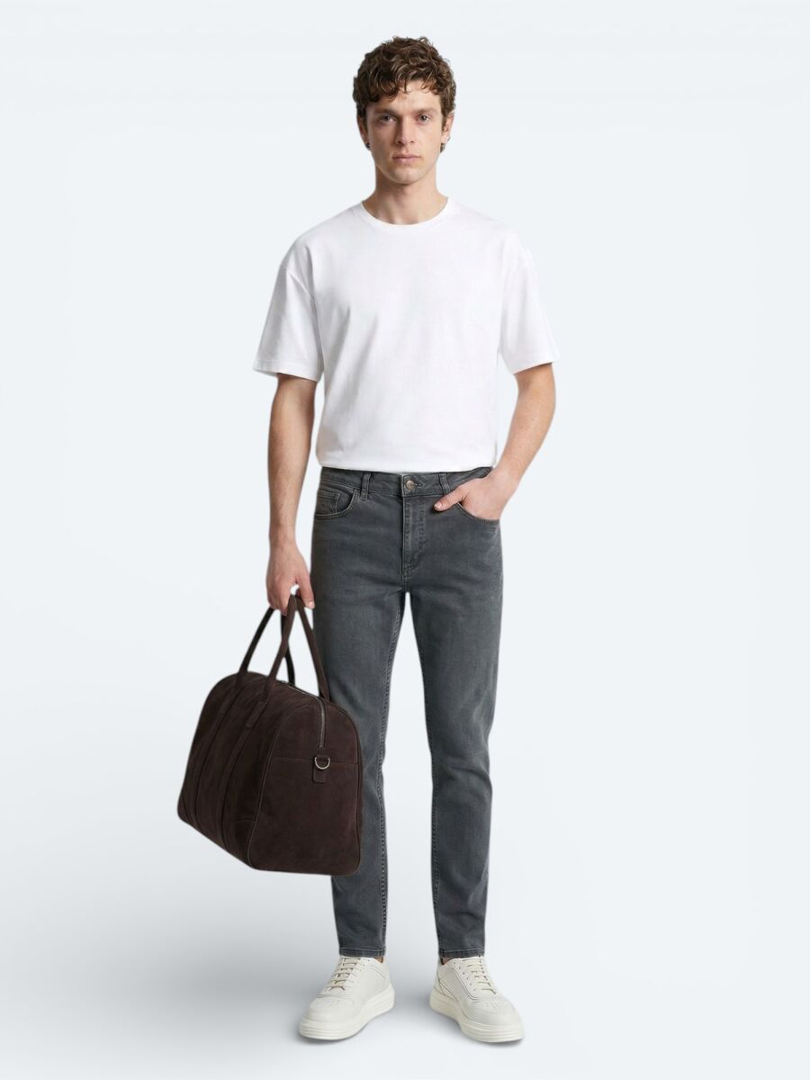 White Plain 100% Cotton T-Shirt - 2