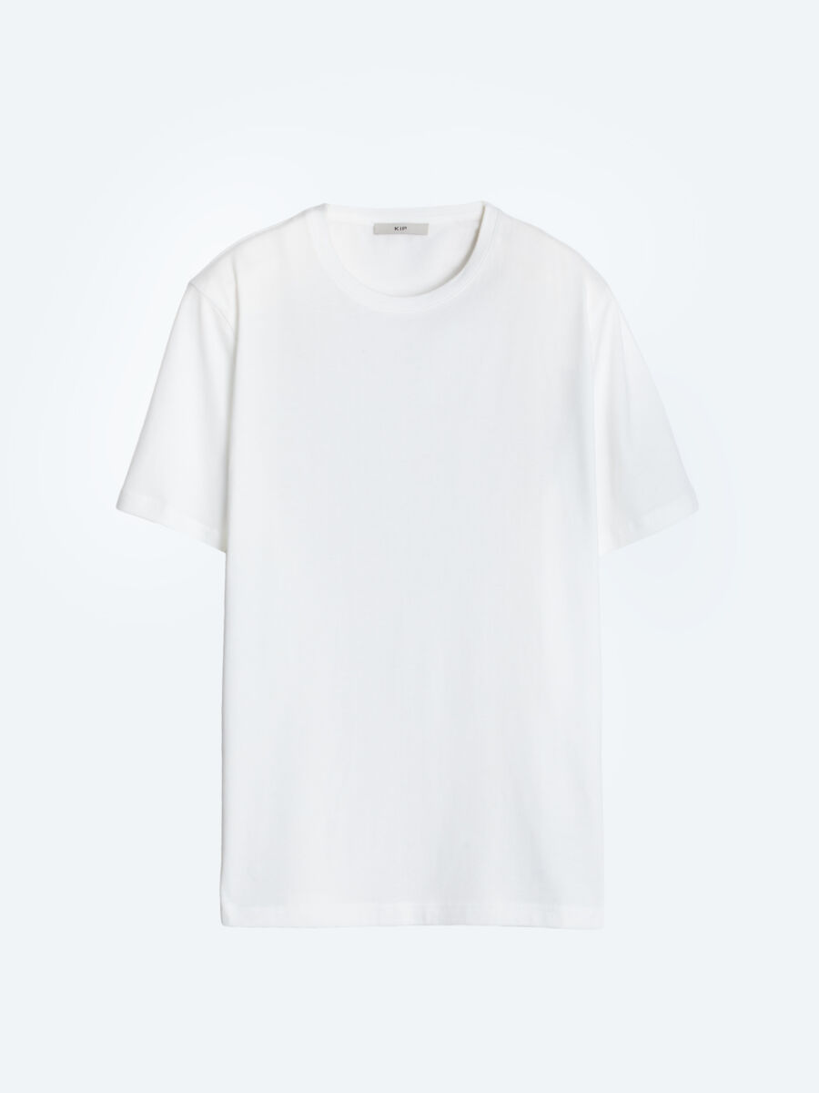 White Plain Crew Neck 100% Cotton T-Shirt - 6