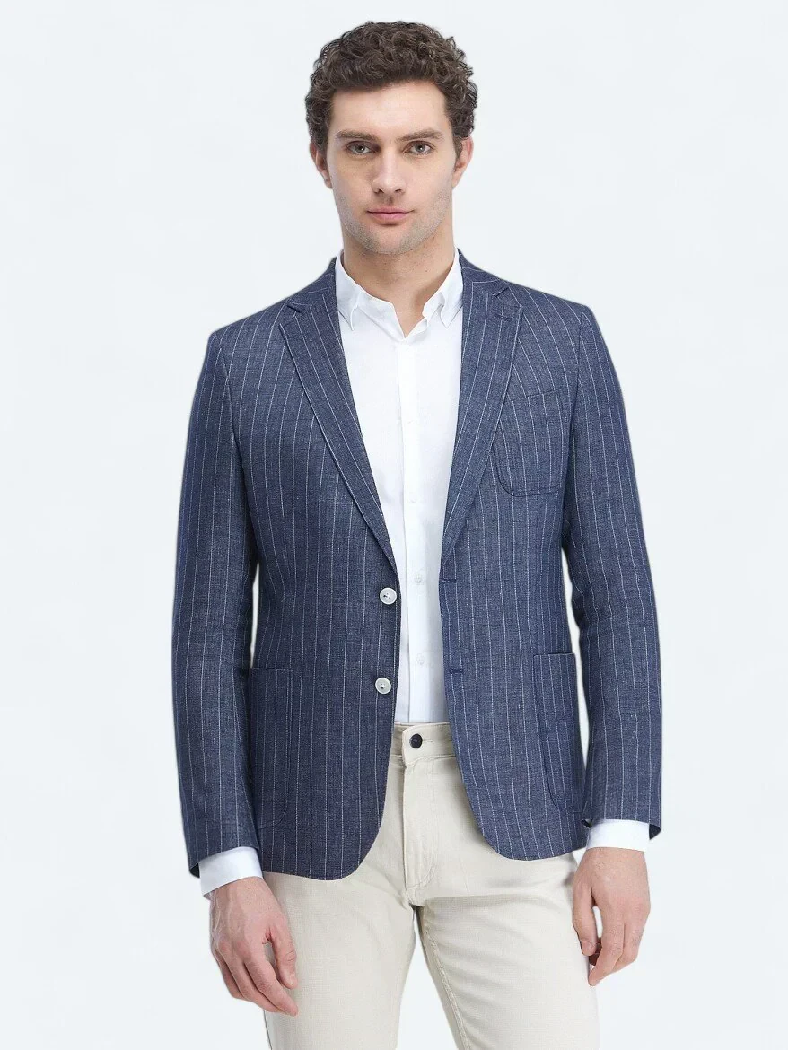 White Plain Regular Fit Weaving Classical 100% Cotton Shirt - 3