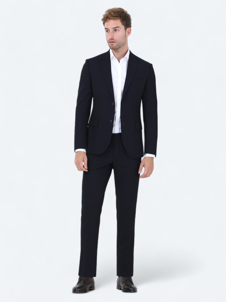 White Plain Regular Fit Weaving Classical 100% Cotton Shirt - 3