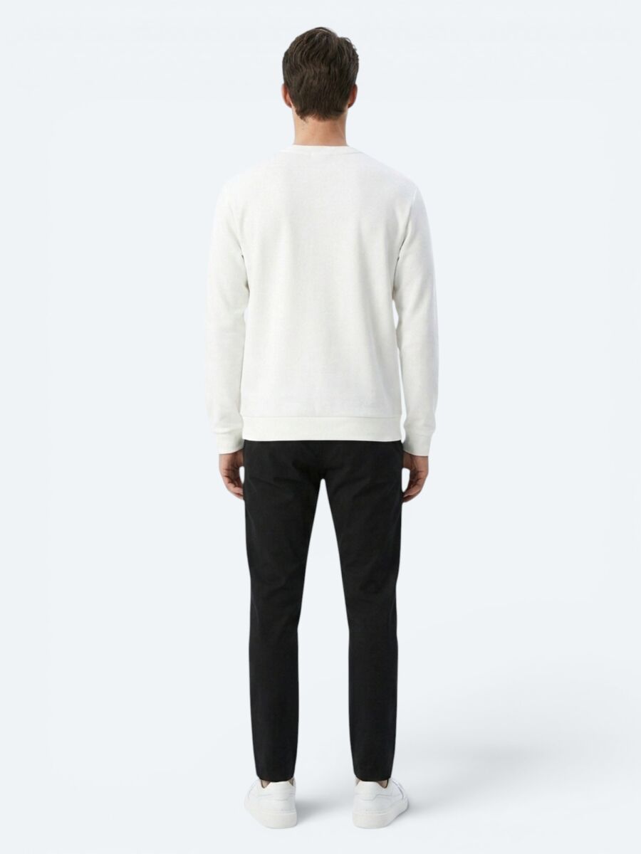 White Plain Sweatshirt - 5