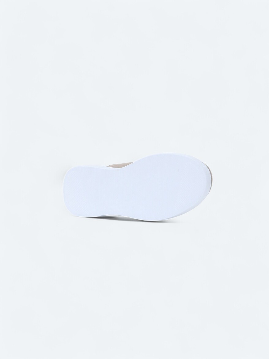 White Suede Sneaker - 4