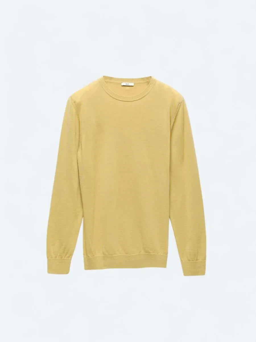 Yellow Knitwear Sweatshirt - 6
