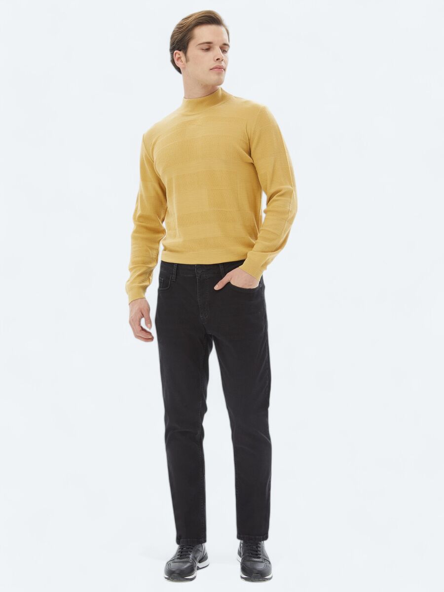 Yellow Knitwear Sweatshirt - 2