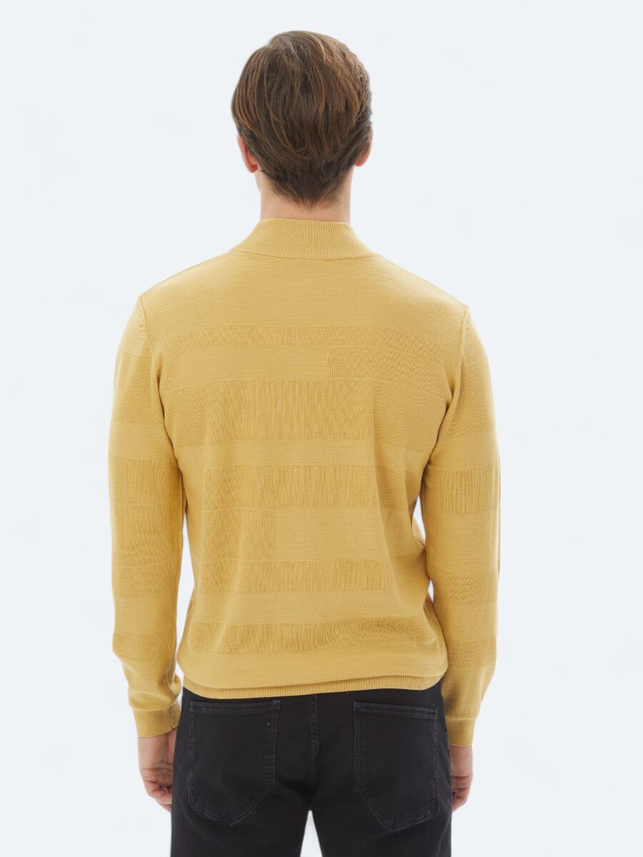 Yellow Knitwear Sweatshirt - 6