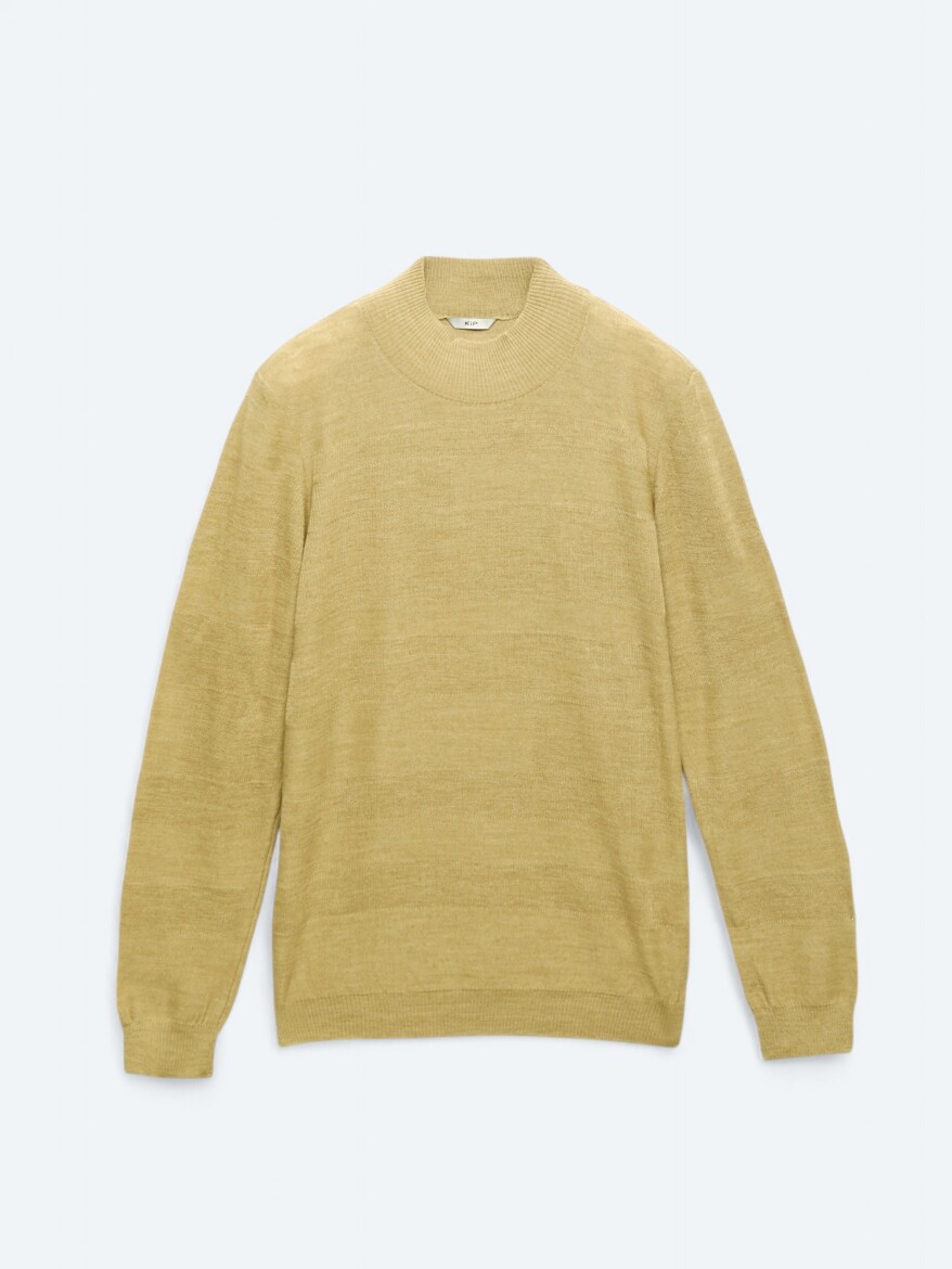 Yellow Knitwear Sweatshirt - 7