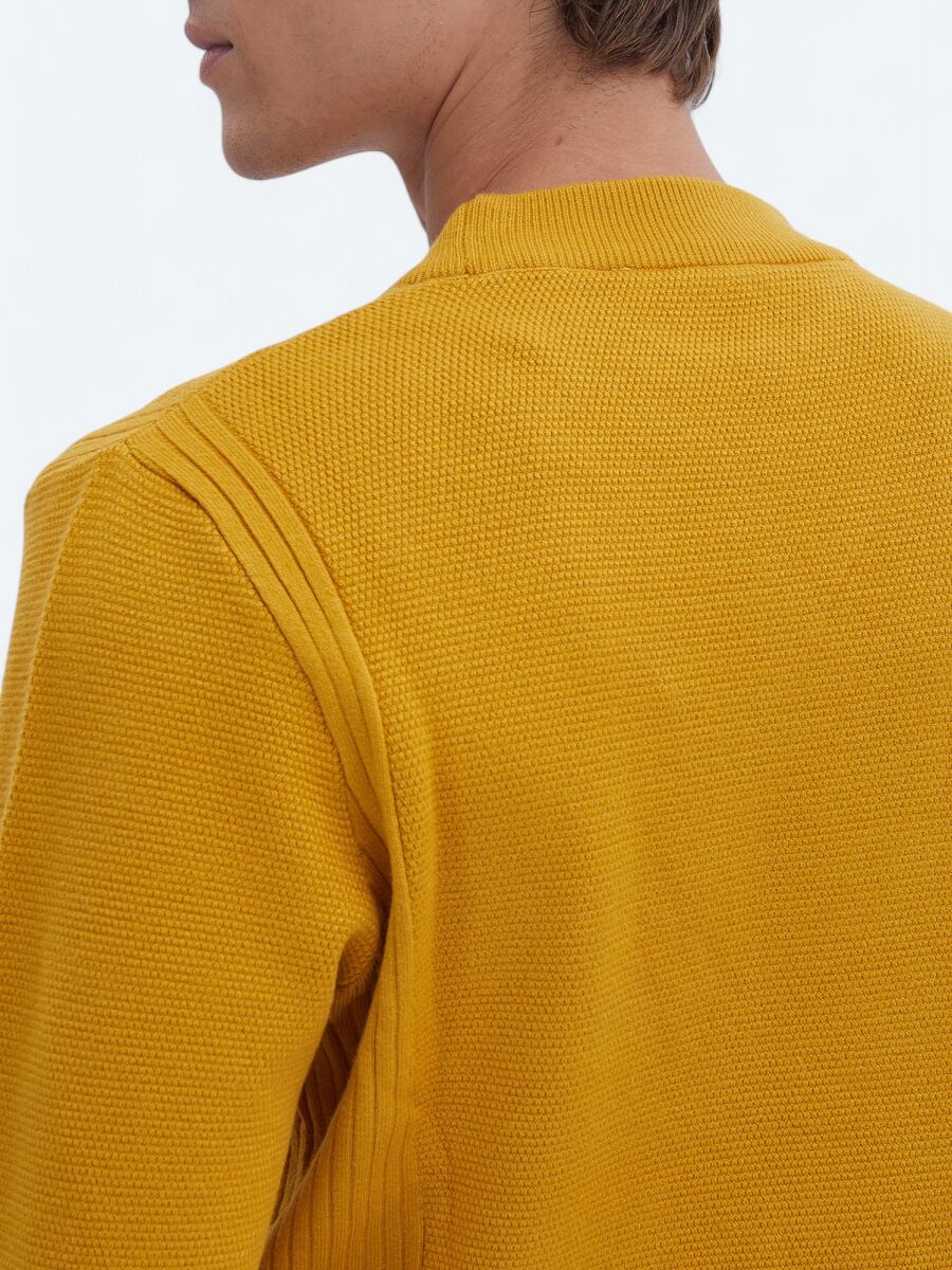 Yellow Knitwear Sweatshirt - 6