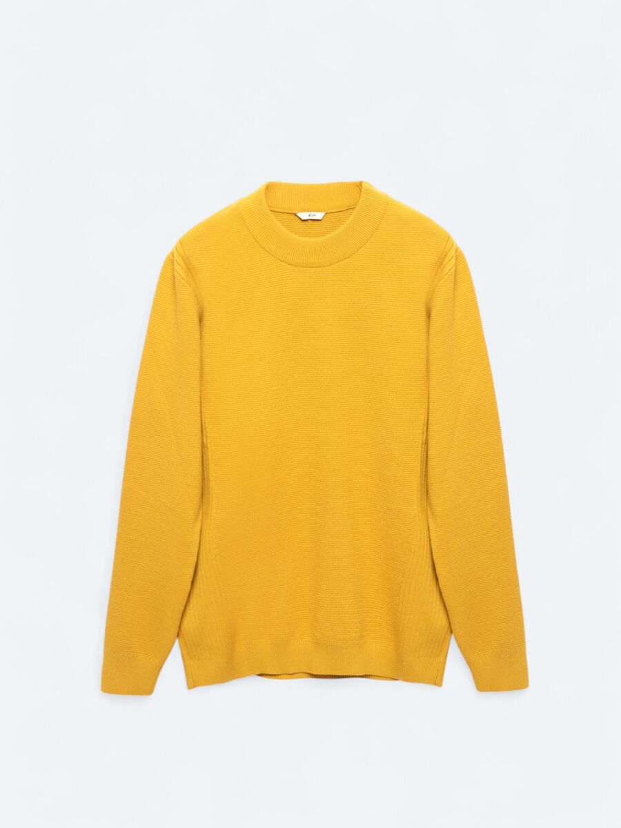 Yellow Knitwear Sweatshirt - 8