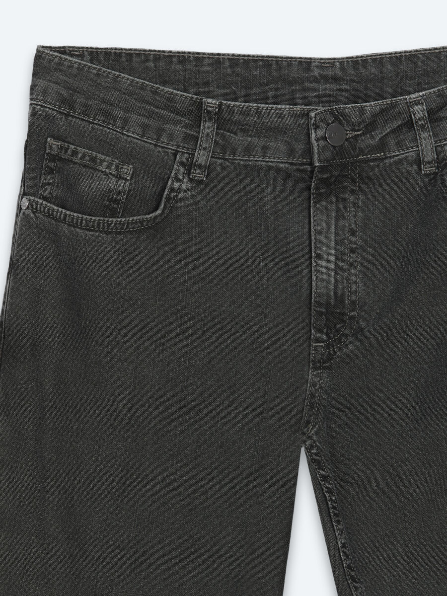 Yeşil Regular Fit Denim %100 Pamuk Pantolon - 7